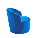 SLifet Swivel Barrel Chair, Swivel Chair, Barrel purplish blue-primary living