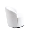 SLifet Swivel Barrel Chair, Swivel Chair, Barrel white-primary living space-modern-foam-teddy