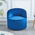 SLifet Swivel Barrel Chair, Swivel Chair, Barrel purplish blue-primary living