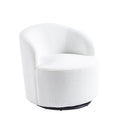 SLifet Swivel Barrel Chair, Swivel Chair, Barrel white-primary living space-modern-foam-teddy