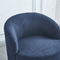 SLifet Swivel Barrel Chair, Swivel Chair, Barrel purplish blue-primary living