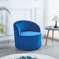 SLifet Swivel Barrel Chair, Swivel Chair, Barrel purplish blue-primary living