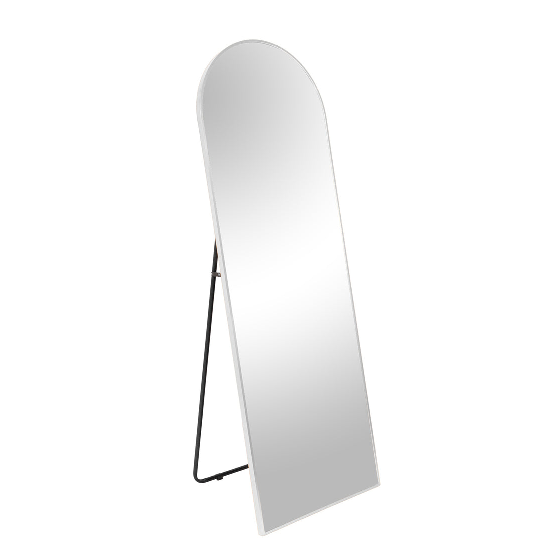 White 63X20 Inch Metal Arch Stand Full Length