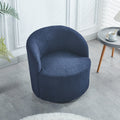 SLifet Swivel Barrel Chair, Swivel Chair, Barrel purplish blue-primary living