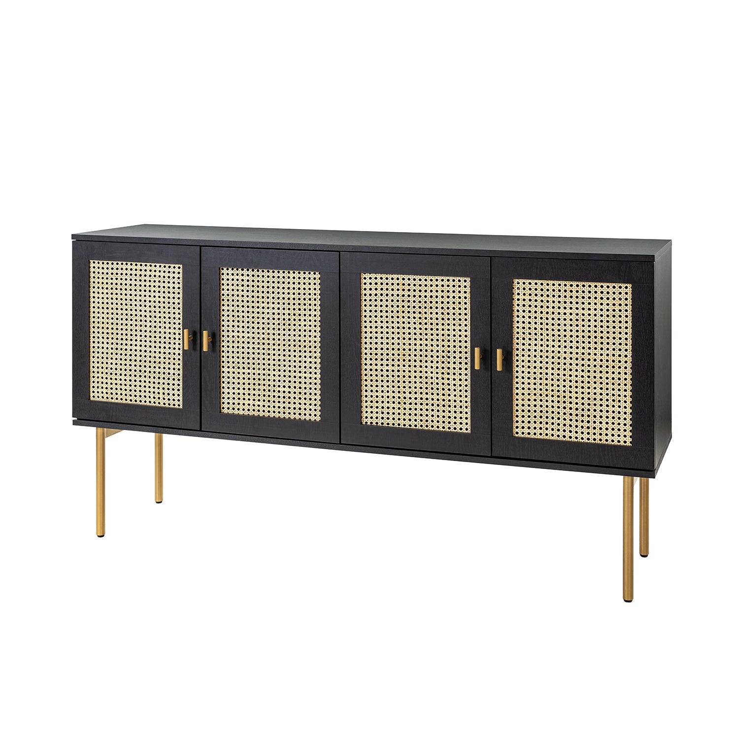 Tknow 60"Wide Sideboard Black