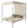 Outdoor Patio Sunbed Daybed With Cushions,