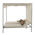 Outdoor Patio Sunbed Daybed With Cushions,