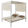 Outdoor Patio Sunbed Daybed With Cushions,