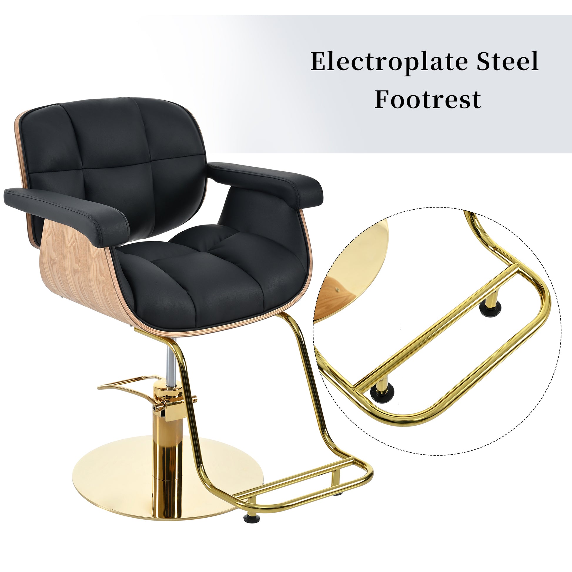 Elegant Classic Hydraulic Wooden Salon Chair,with