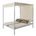 Outdoor Patio Sunbed Daybed With Cushions,