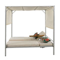 Outdoor Patio Sunbed Daybed With Cushions,