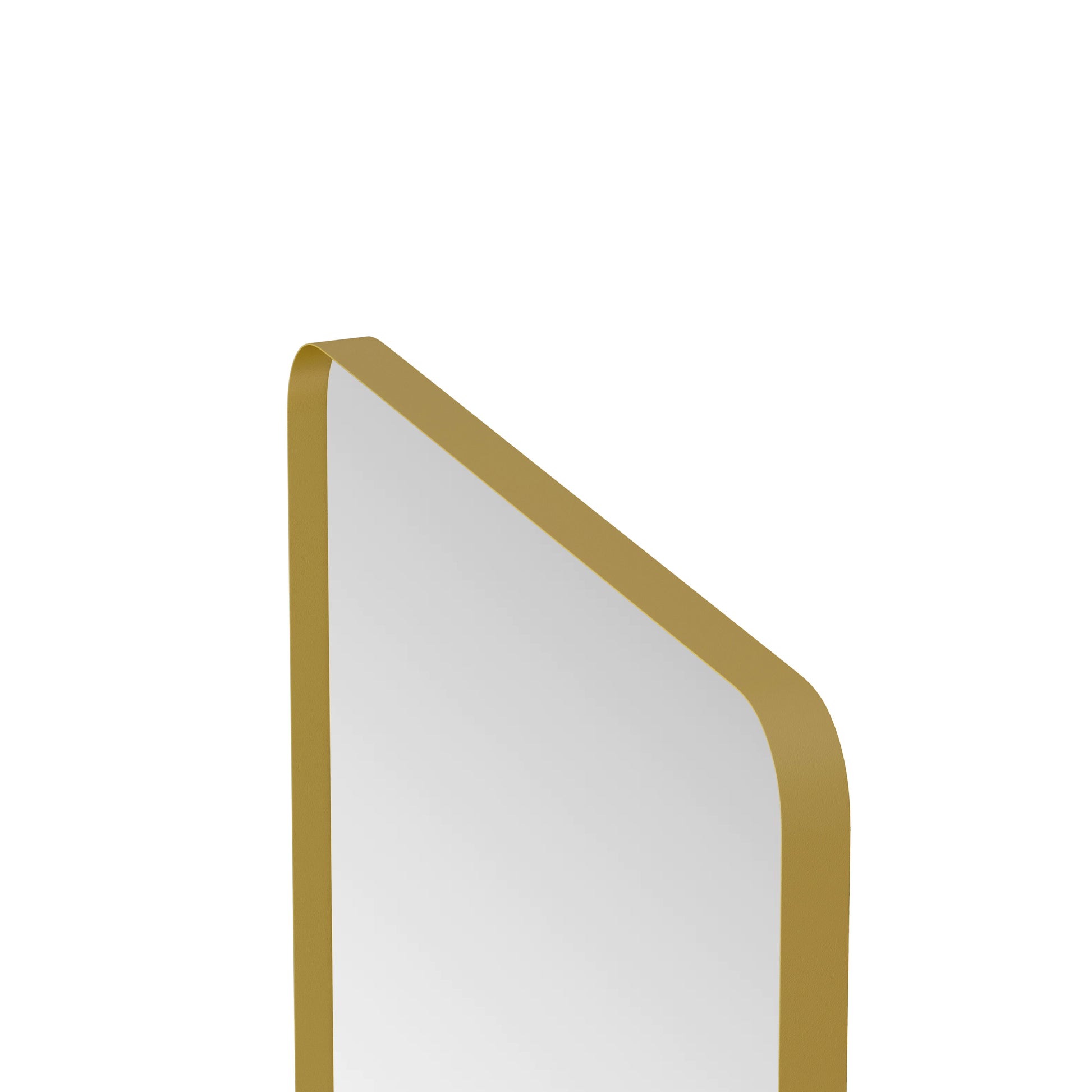 Wall Mirror 24x36 Inch Golden Rectangular Mirror Metal gold-glass-metal