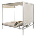 Outdoor Patio Sunbed Daybed With Cushions,