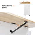 K&K Rolling Kitchen Island with Storage, Kitchen Cart