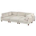 163''Modular Sectional Sofa,With Ottoman L -