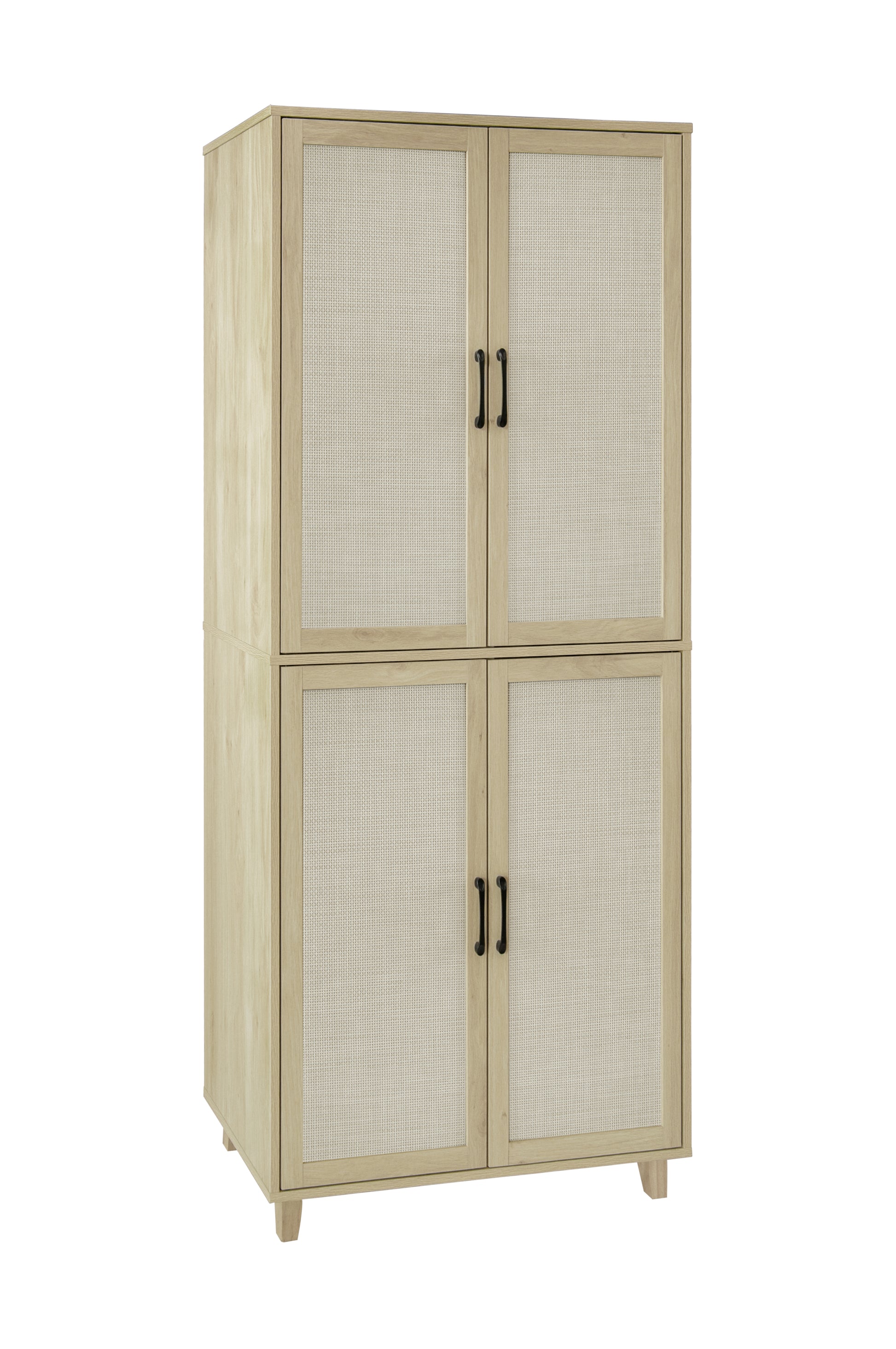 4 Door Cabinet, With 4 Adjustable Inner Shelves -