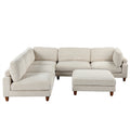 163''Modular Sectional Sofa,With Ottoman L -