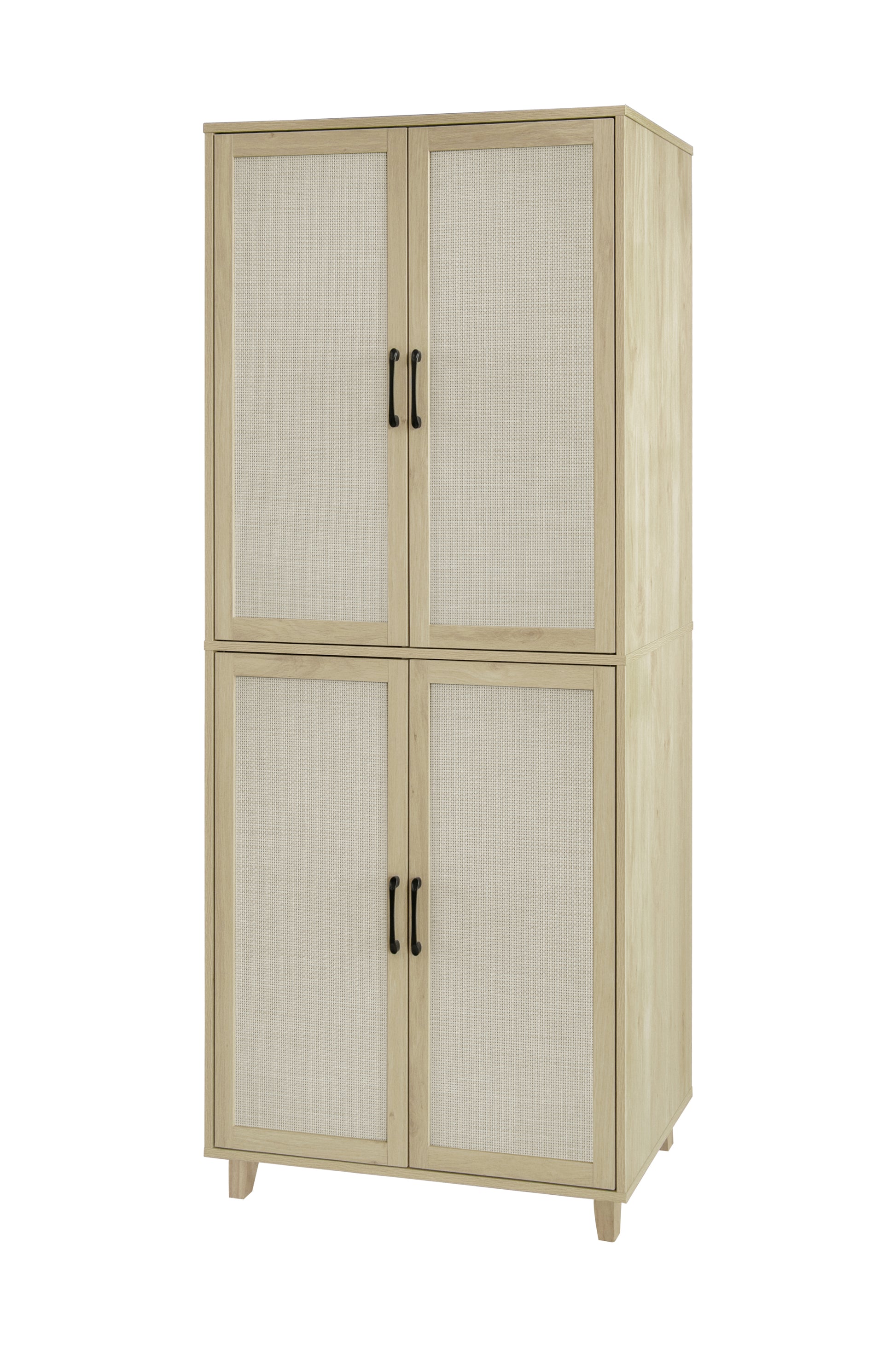 4 Door Cabinet, With 4 Adjustable Inner Shelves -