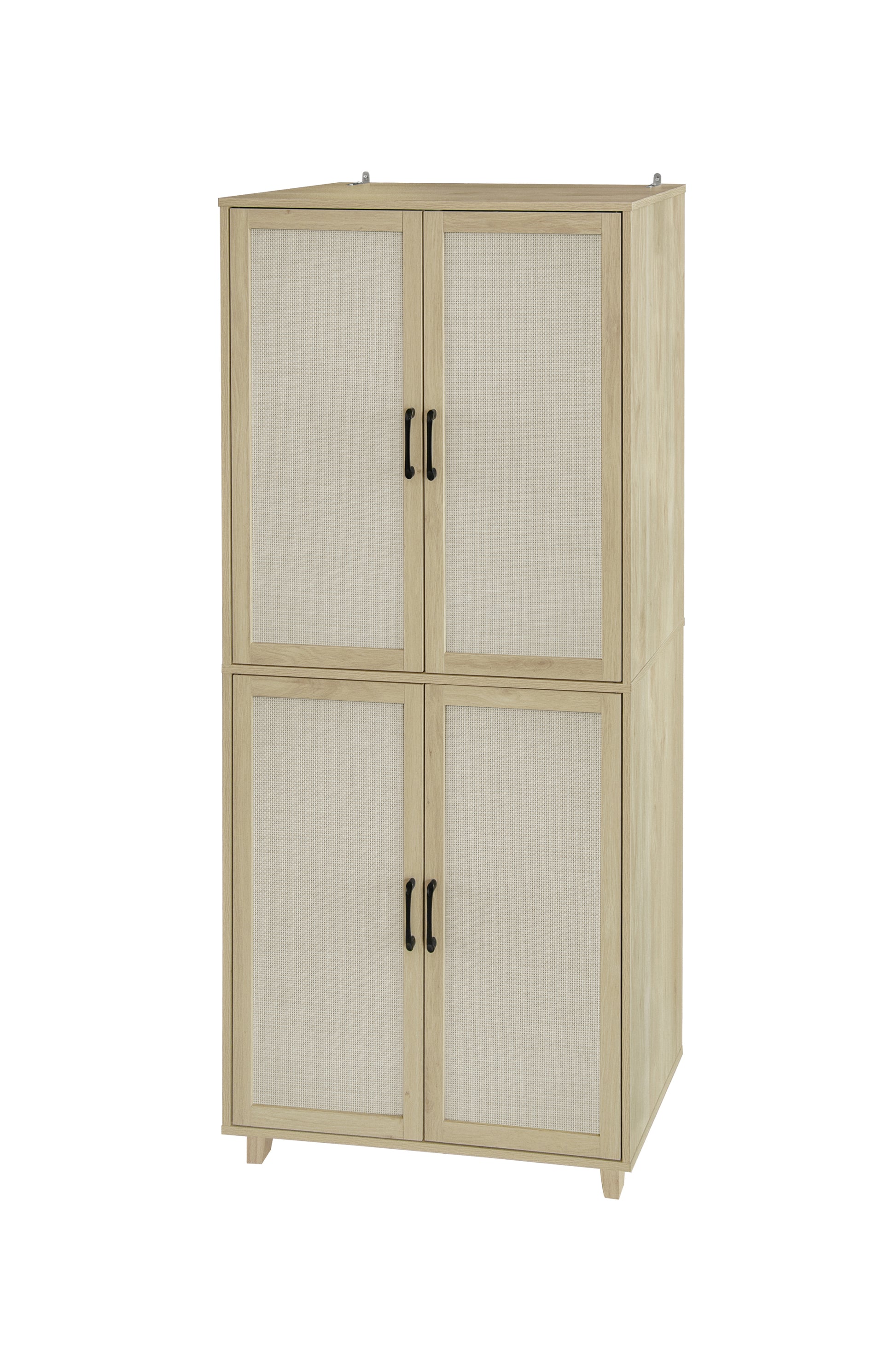 4 Door Cabinet, With 4 Adjustable Inner Shelves -