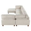 163''Modular Sectional Sofa,With Ottoman L -