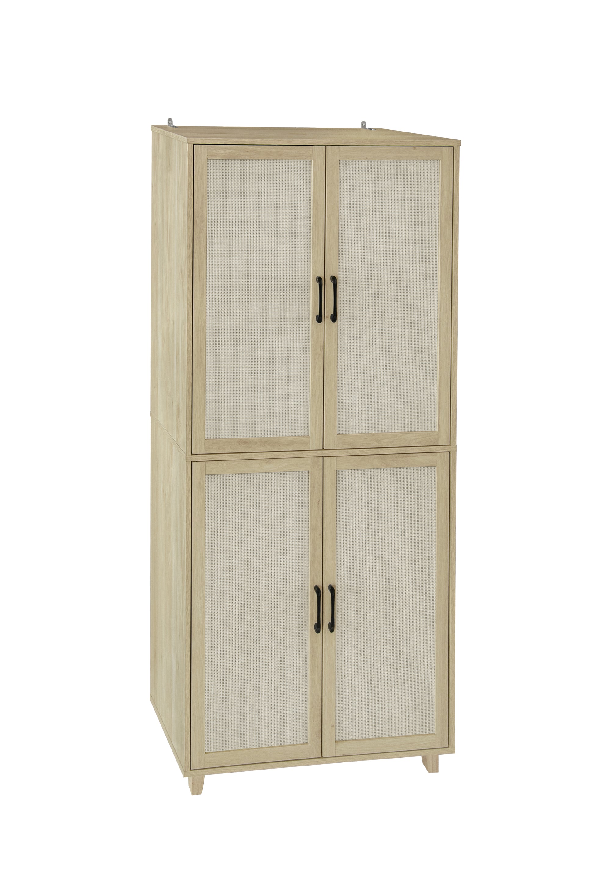 4 Door Cabinet, With 4 Adjustable Inner Shelves -