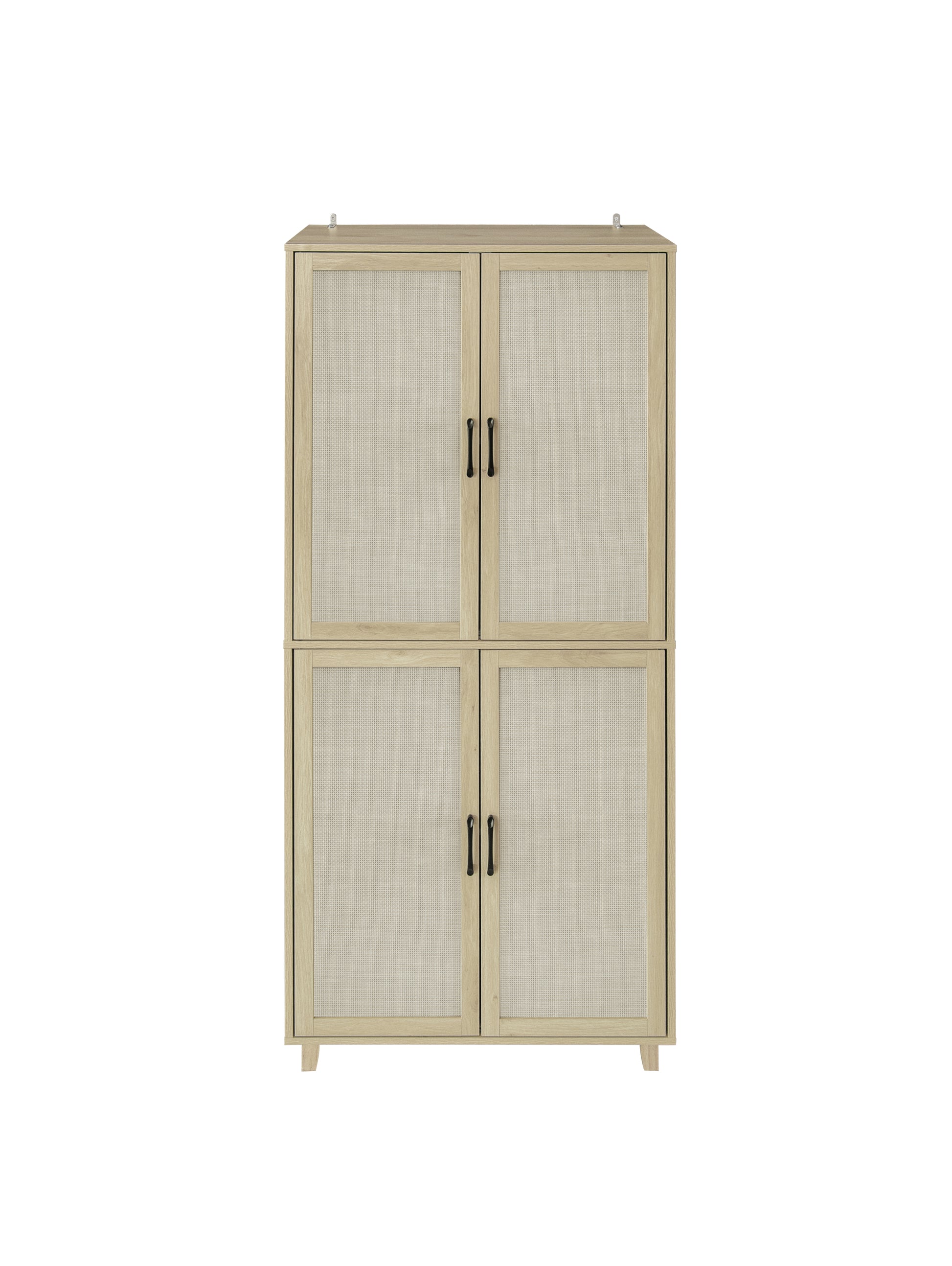 4 Door Cabinet, With 4 Adjustable Inner Shelves -