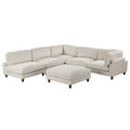 163''Modular Sectional Sofa,With Ottoman L -