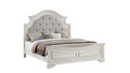 Noble Traditional Style Queen Bed with Button