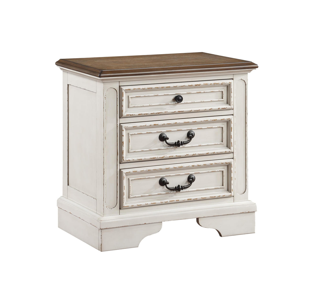 Noble Traditional Style 3 Drawer Night stand Made