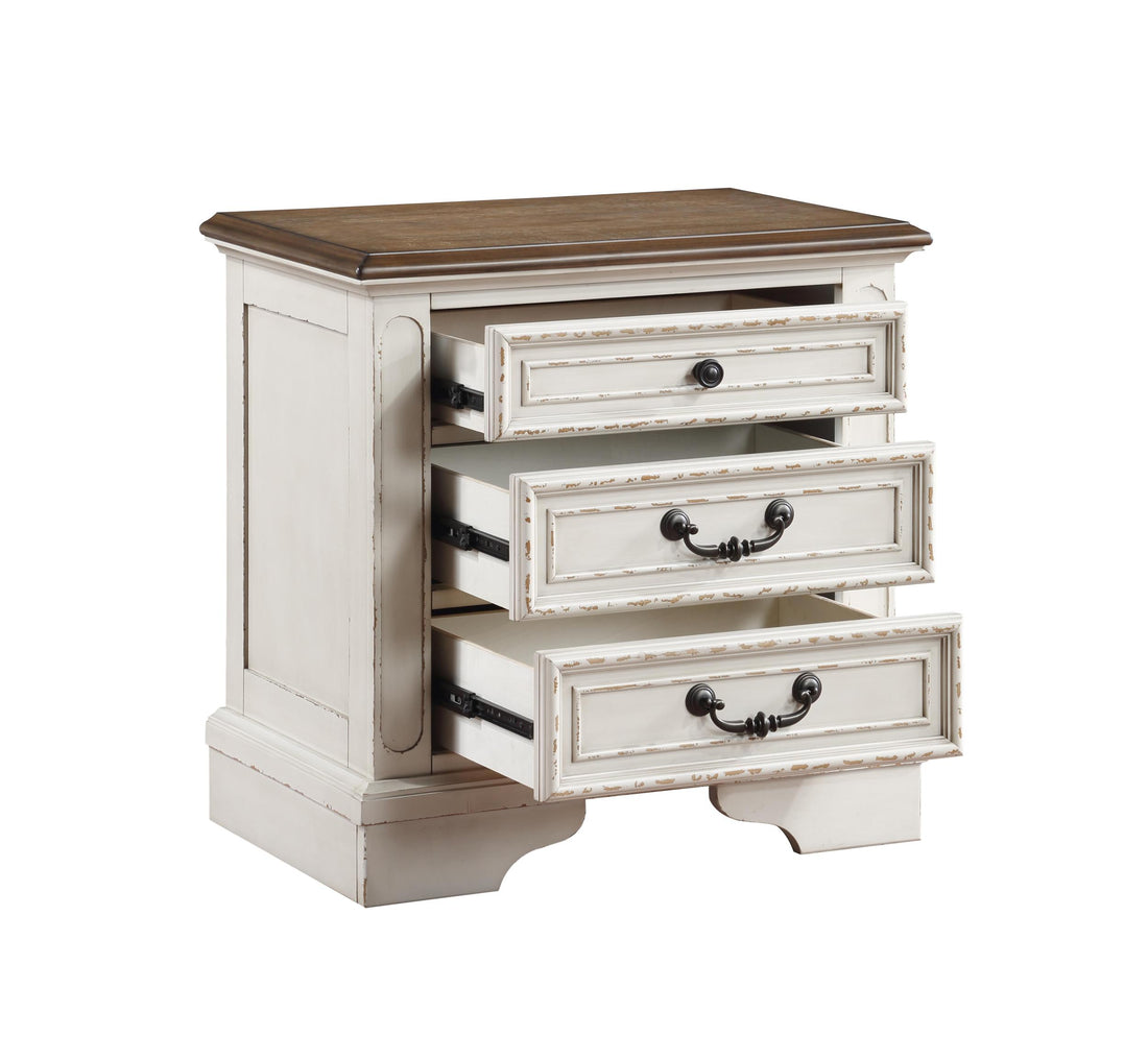 Noble Traditional Style 3 Drawer Night stand Made