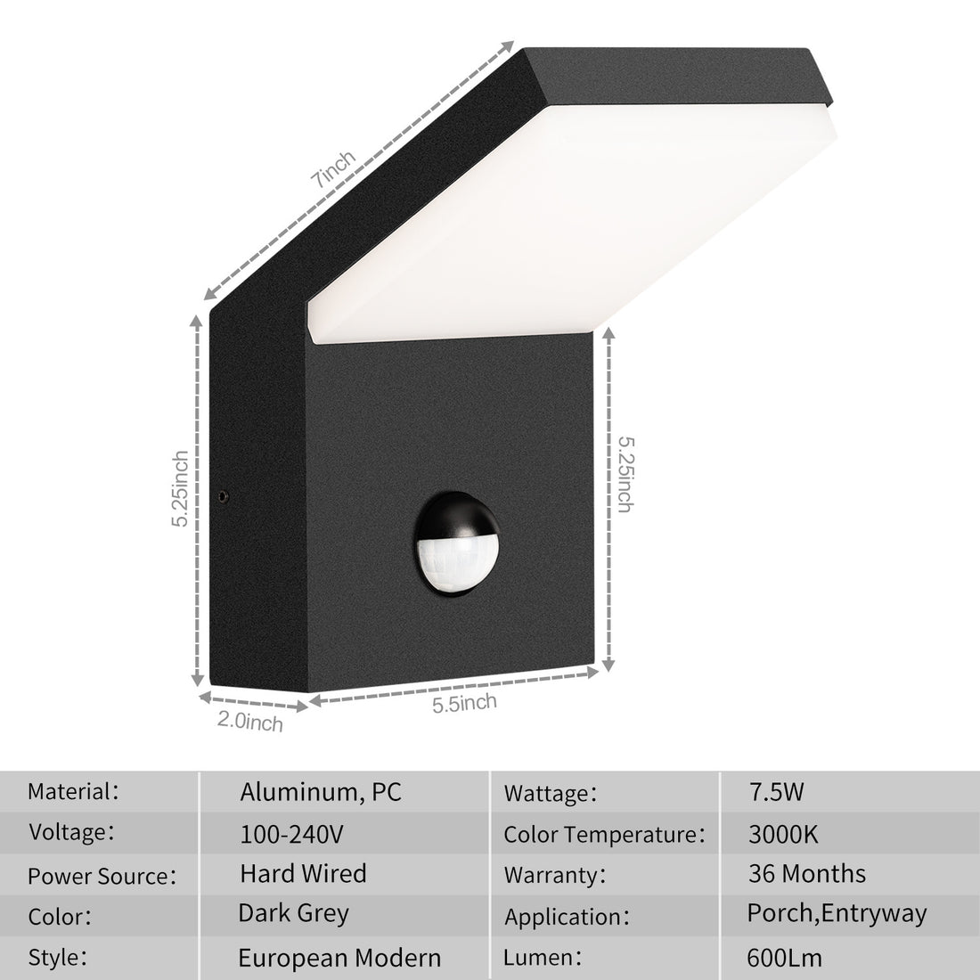 Wall Light Outdoor Led Wall Mount Lamp Wall