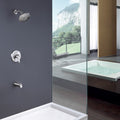 Single handle dual function concealed bathroom