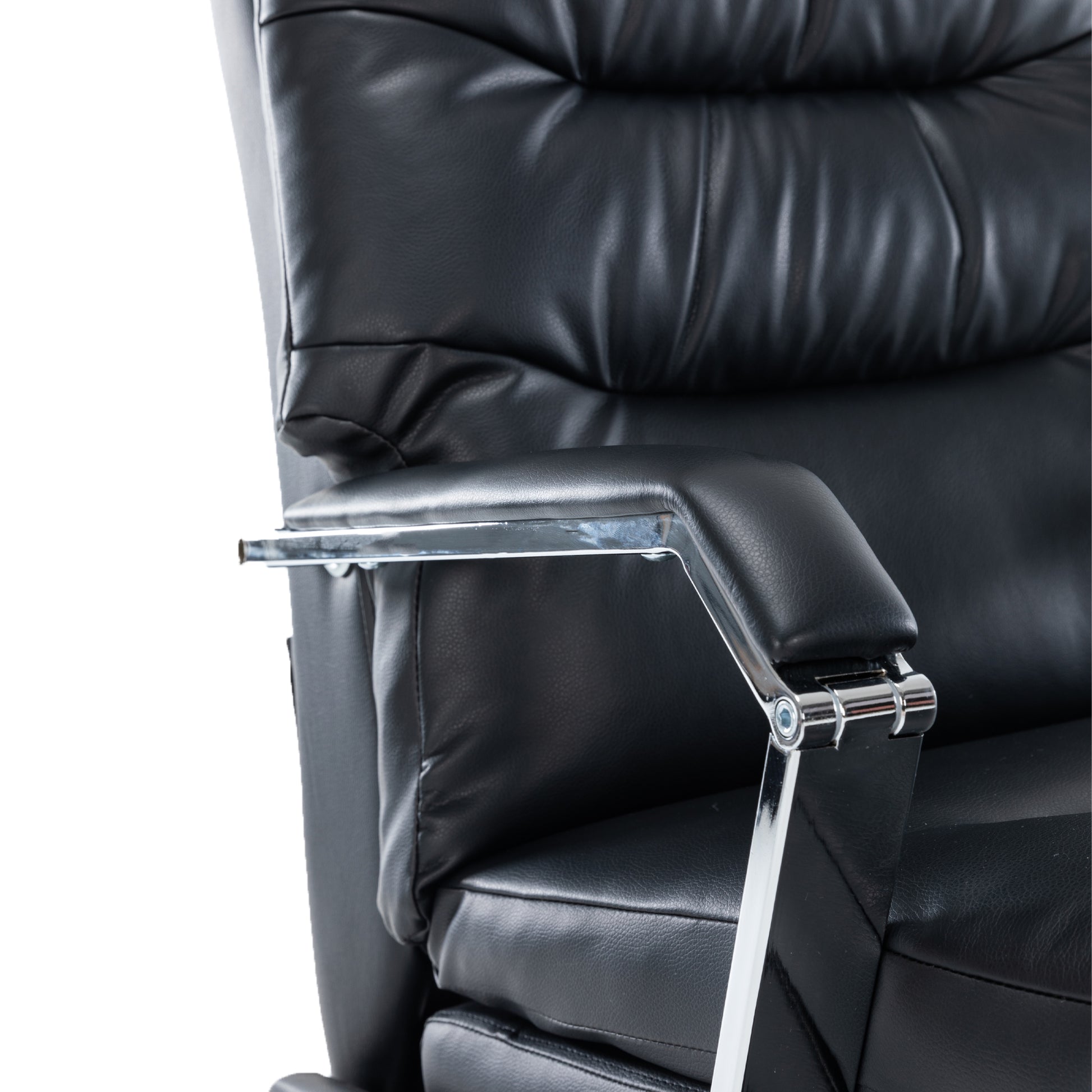 Reclining Office Chair Power Office Chair with caster-solid-office-handle-solid back-adjustable