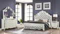 Milan Queen 4 Pc Tufted Upholstery Bedroom set