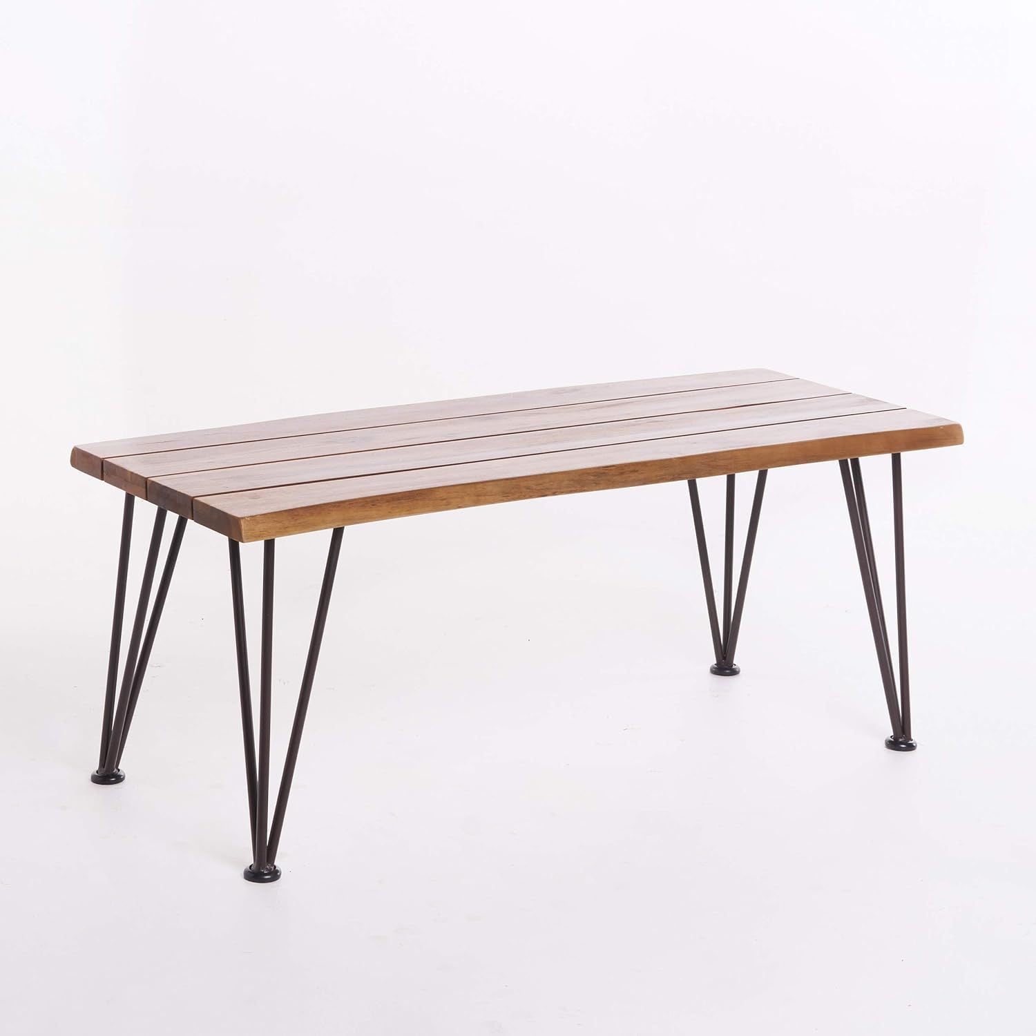 Zion Industrial Wood And Metal Coffee Table With