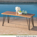 Zion Industrial Wood And Metal Coffee Table With