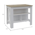 Brooklyn Antibacterial Surface Kitchen Island,