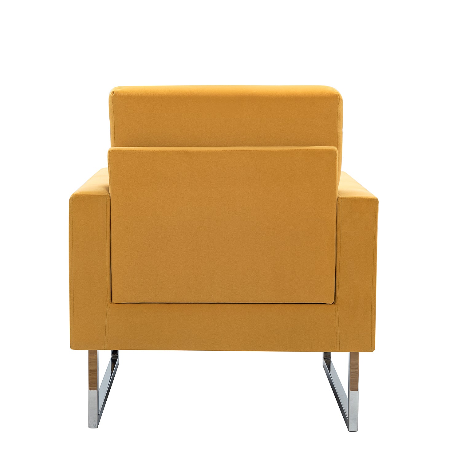 Salomone Club Chair Mustard - Mustard Modern Foam