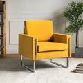 Salomone Club Chair Mustard - Mustard Modern Foam