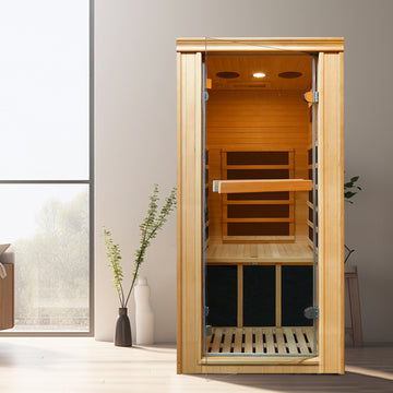 Single Person Far Infrared Sauna Room - Natural