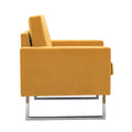 Salomone Club Chair Mustard - Mustard Modern Foam