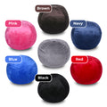 Minky Velvet Bean Bag Chair, Pink 5Ft Plush Floor