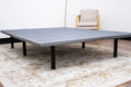 Upholstered Platform Frame King - King Black Gray