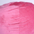 Minky Velvet Bean Bag Chair, Pink 5Ft Plush Floor