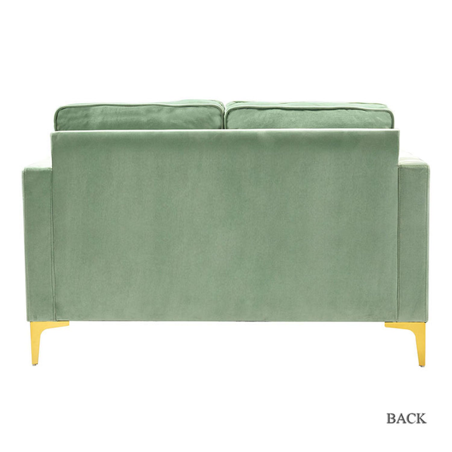 Eldoria Sofa,Sage - Sage Foam Metal & Wood