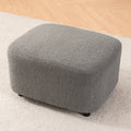 Swivel Chair With Ottoman, Modern Luxury Velvet