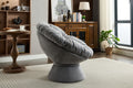 Oversized Swivel Accent Chair, 360 Swivel Barrel