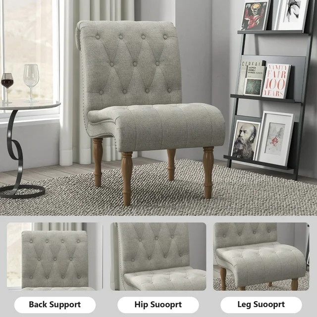 Upholstered Accent Chair For Living Room Bedroom