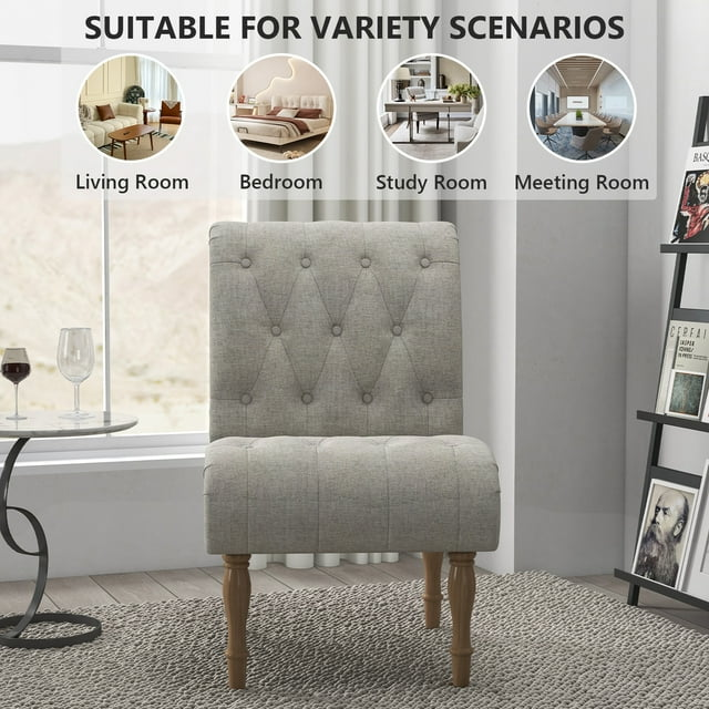 Upholstered Accent Chair For Living Room Bedroom