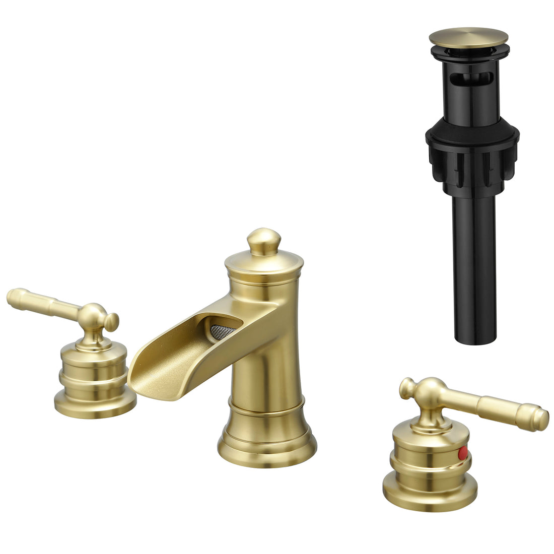 Bathroom Faucets For Sink 3 Hole Nickel Gold 8